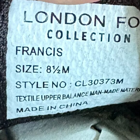 LONDON FOG Francis Low Slip-On Sneakers Shoes Dadcore Smart Casual Black 8.5 main image 7